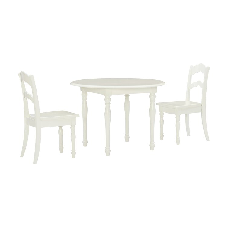 Kids 3 piece round outlet table and chair set